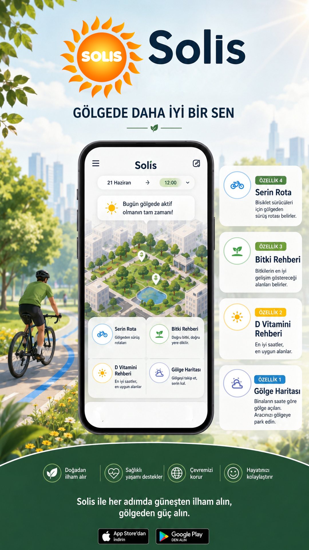 Solis Uygulaması Mockup